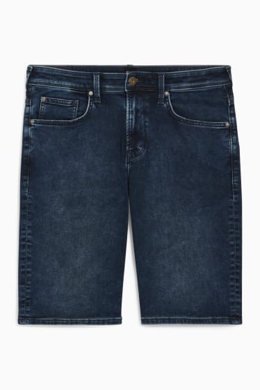 Uomo - Shorts di jeans - Flex jog denim - LYCRA® - jeans blu scuro