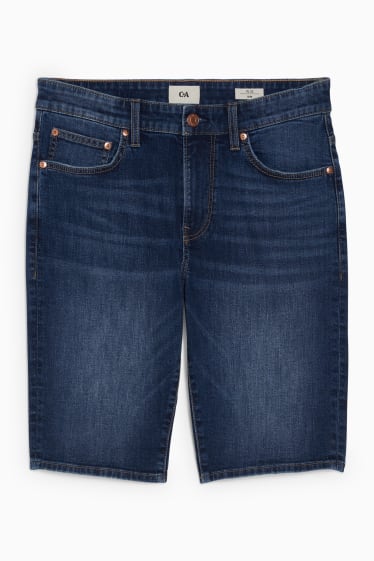 Uomo - Shorts di jeans - jeans blu scuro