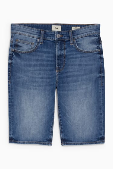 Heren - Korte spijkerbroek - jeanslichtblauw