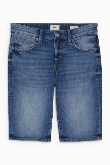 Herren - Jeans-Shorts - helljeansblau