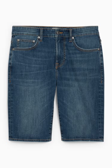 Herren - Jeans-Shorts - jeansblau