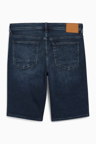 Bărbați - Pantaloni scurți de blugi - Flex jog denim - LYCRA® - denim-albastru închis