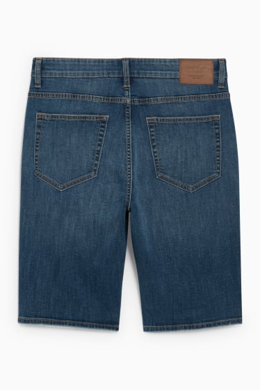 Herren - Jeans-Shorts - jeansblau