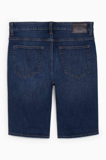 Hommes - Short en jean - jean bleu foncé