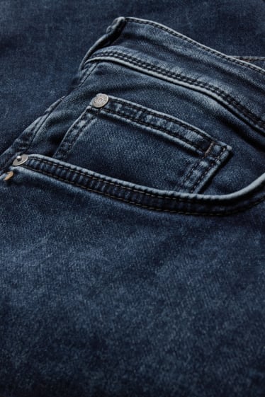 Bărbați - Pantaloni scurți de blugi - Flex jog denim - LYCRA® - denim-albastru închis