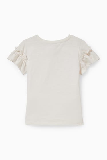 Bambine - T-shirt - bianco crema