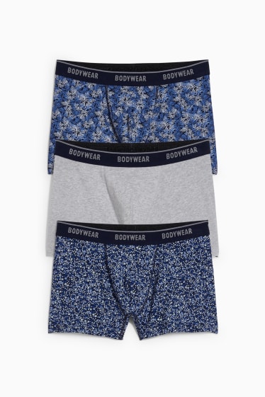 Herren - Multipack 3er - Trunks - dunkelblau