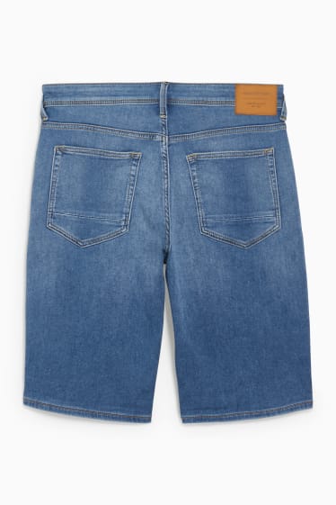 Heren - Korte spijkerbroek - Flex jog denim - LYCRA® - jeansblauw