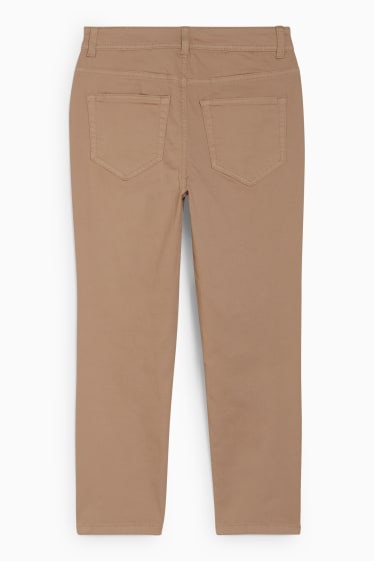 Donna - Pantaloni - vita media - skinny fit - beige