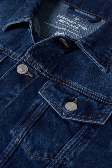 Hommes - Veste en jean - jean bleu foncé