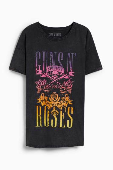 Femmes - CLOCKHOUSE- T-shirt - Guns N' Roses - noir