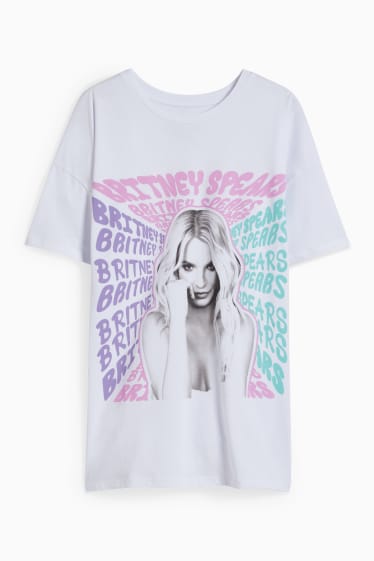 Dona - CLOCKHOUSE - samarreta - Britney Spears - blanc
