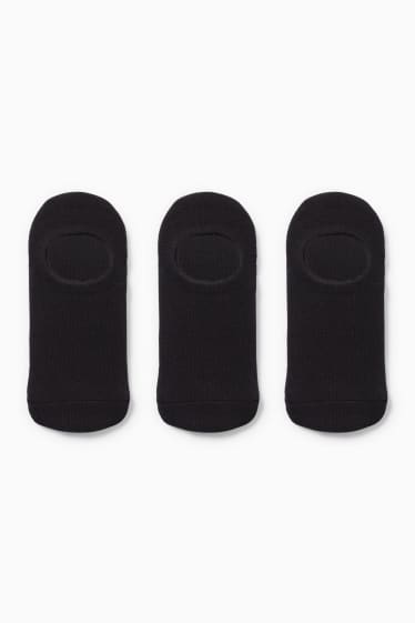 Femmes - Lot de 3 paires - socquettes de sport - noir
