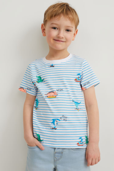 Kinderen - Set van 2 - T-shirt en poloshirt - wit