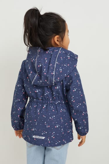 Dětské - Funkční bunda s kapucí - tmavomodrá