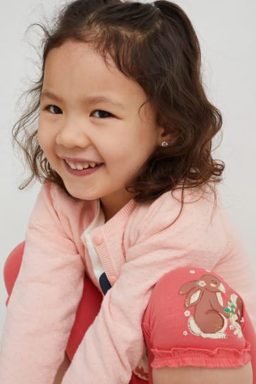 Bambini - Confezione da 2 - leggings pinocchietto - fucsia
