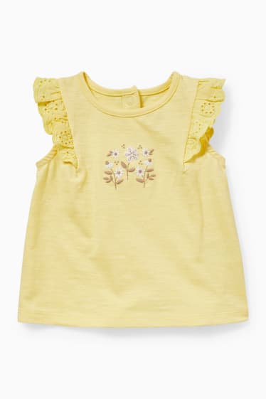 Neonate - Completo per neonate - 2 pezzi - giallo