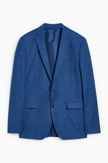 Hommes - Veste de costume - slim fit - LYCRA® - bleu