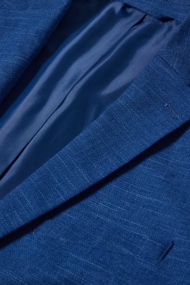 Hommes - Veste de costume - slim fit - LYCRA® - bleu