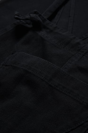 Joves - CLOCKHOUSE - pantalons de peto - negre