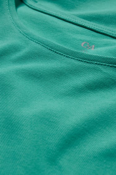Donna - Vestito a t-shirt basic - verde