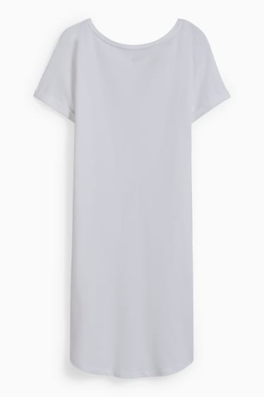 Dona - Vestit bàsic estil samarreta - blanc