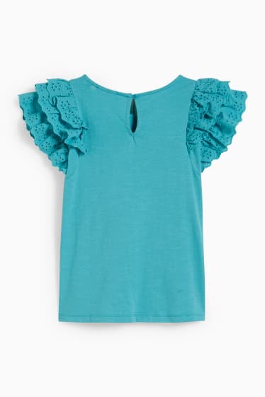 Kinderen - T-shirt - turquoise