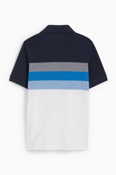 Kinderen: jongens - Poloshirt - donkerblauw