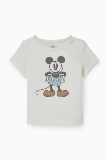Babys - Micky Maus - Baby-Outfit - 3 teilig - weiß / hellblau