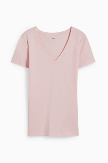 Women - Basic T-shirt - rose