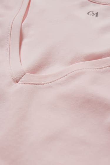 Women - Basic T-shirt - rose