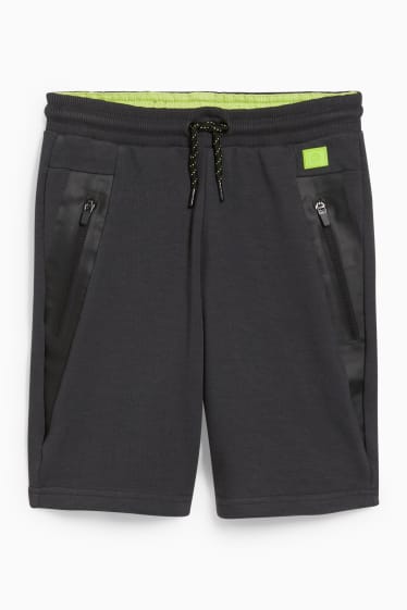 Nen - Pantalons curts de xandall - gris fosc