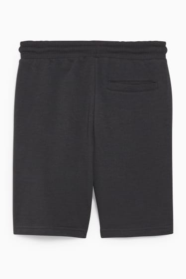 Nen - Pantalons curts de xandall - gris fosc