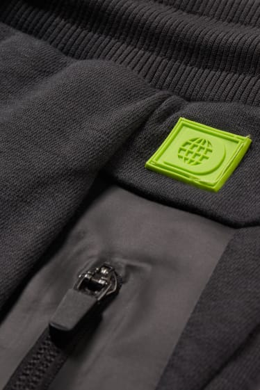 Nen - Pantalons curts de xandall - gris fosc