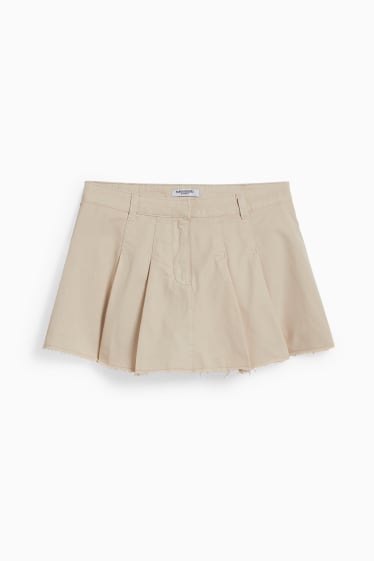 Donna - CLOCKHOUSE - skort - beige chiaro