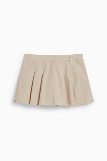 Femmes - CLOCKHOUSE - jupe-short - beige clair