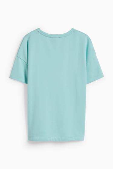 Dames - Basic-T-shirt - mintgroen