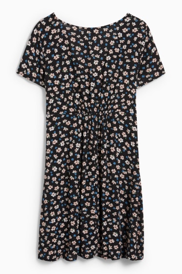Femmes - CLOCKHOUSE - robe empire - à fleurs - noir