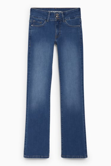 Femmes - CLOCKHOUSE - bootcut jean - low waist - LYCRA® - jean bleu