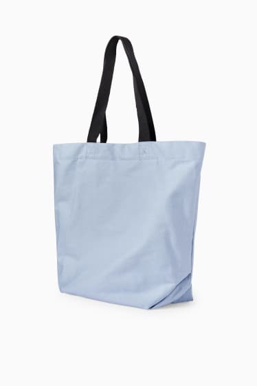 Damen - Shopper - Micky Maus - hellblau