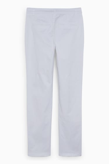 Femmes - Chino - mid waist - blanc