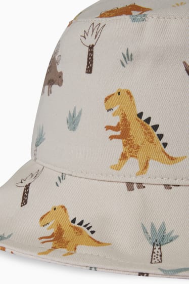 Bébés garçons - Dino - bob pour bébé - beige clair