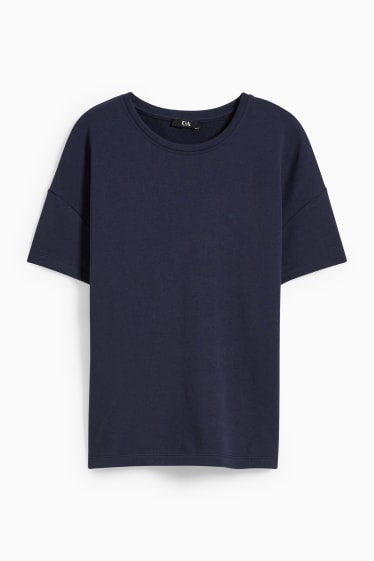 Women - Basic T-shirt - dark blue