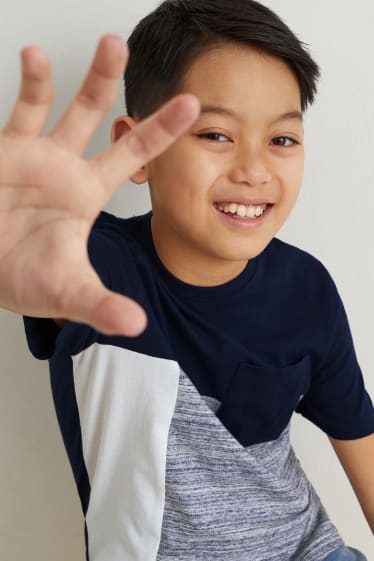 Enfants garçons - Lot de 6 - T-shirts - blanc