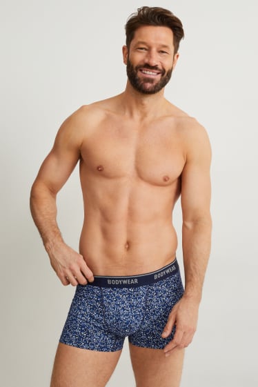 Hommes - Lot de 3 - boxers - bleu foncé