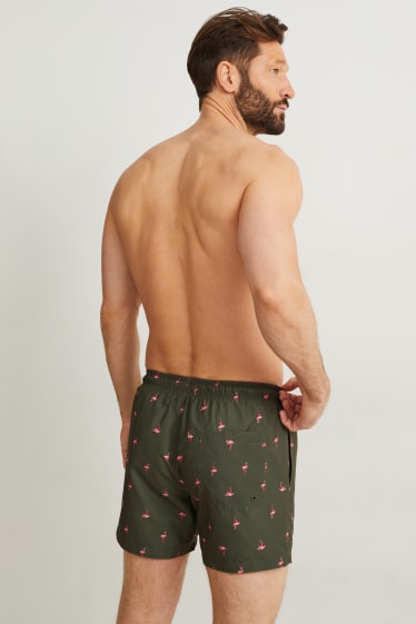 Hommes - Short de bain - vert foncé