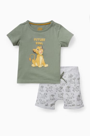 Babies - The Lion King - baby outfit  - 2 piece - green / gray