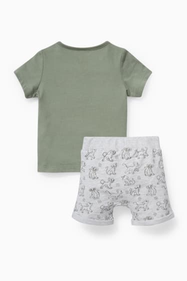 Bébés - Le Roi Lion - ensemble pour bébé - 2 pièces - vert / gris