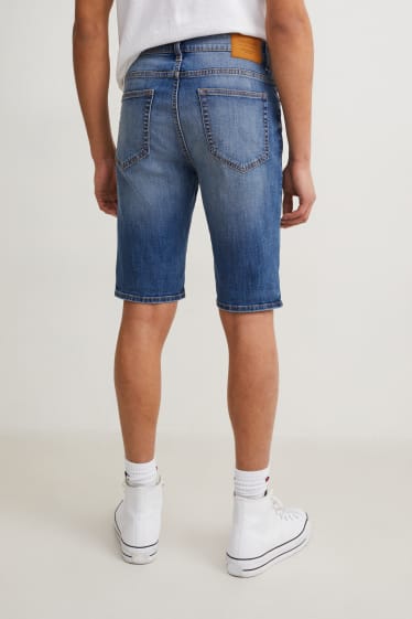 Herren - Jeans-Shorts - helljeansblau