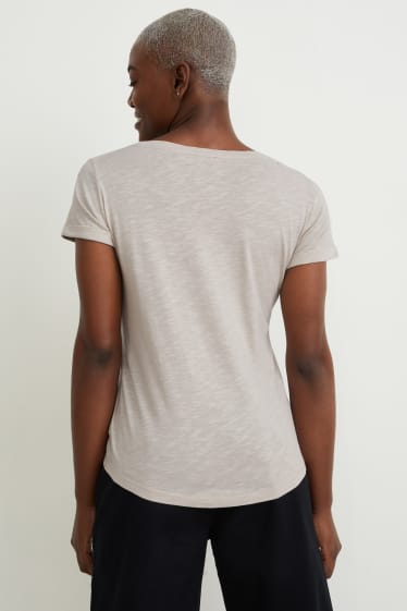 Femmes - T-shirt basique - gris clair